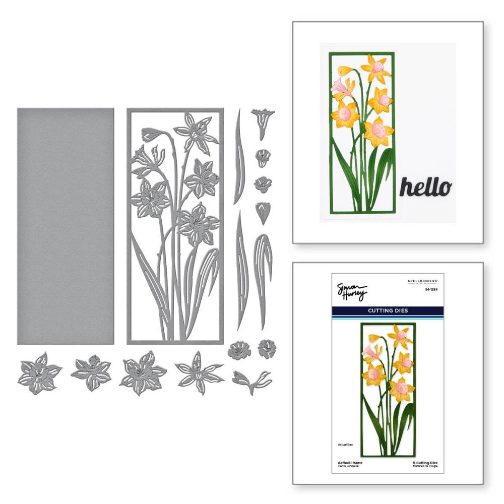 Spellbinders Etched Dies - Daffodil Frame - Photosynthesis