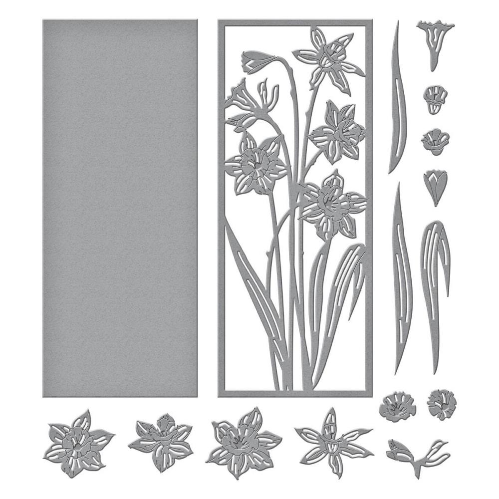 Spellbinders Etched Dies - Daffodil Frame - Photosynthesis