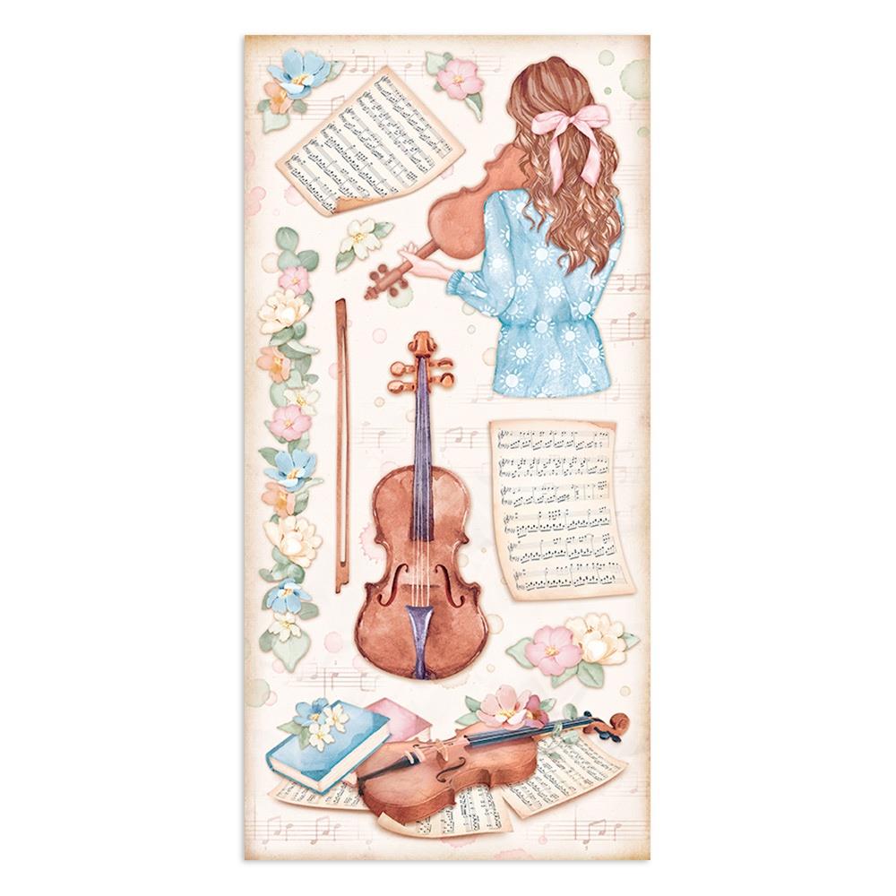 Stamperia Collectables Double-Sided Paper 6X12 - Oh La La