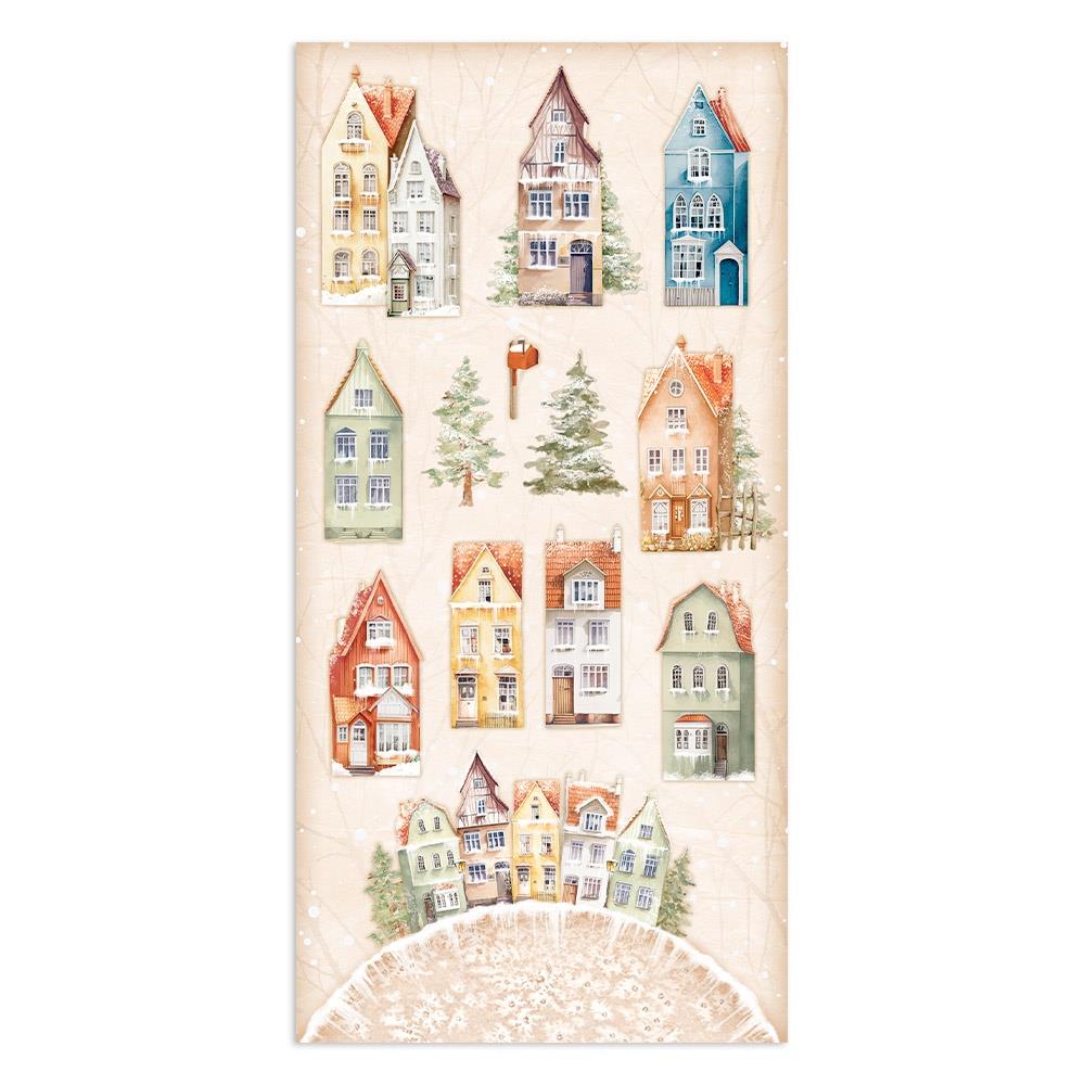 Stamperia Collectables Double-Sided Paper 6X12 - All Around Christmas