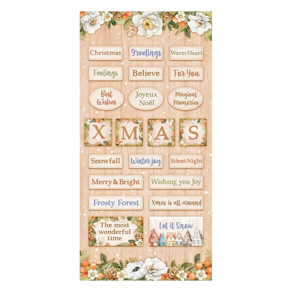 Stamperia Collectables Double-Sided Paper 6X12 - All Around Christmas
