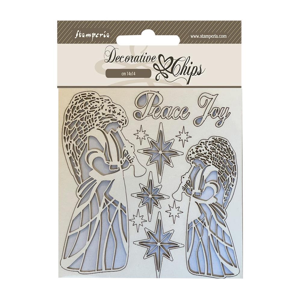 Stamperia Decorative Chips - Angels