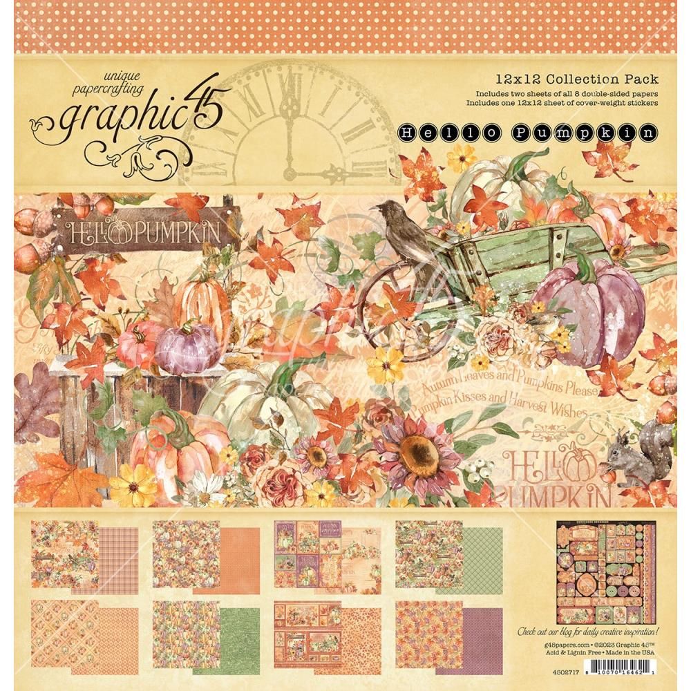 Graphic 45 - Collection Pack 12x12 - Hello Pumpkin