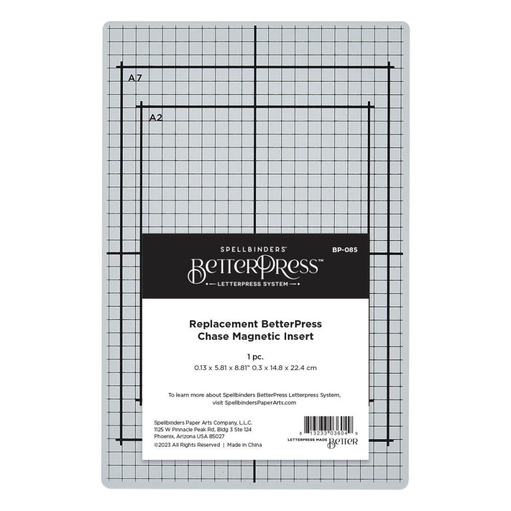 Spellbinders BetterPress Chase Magnetic Insert Replacement