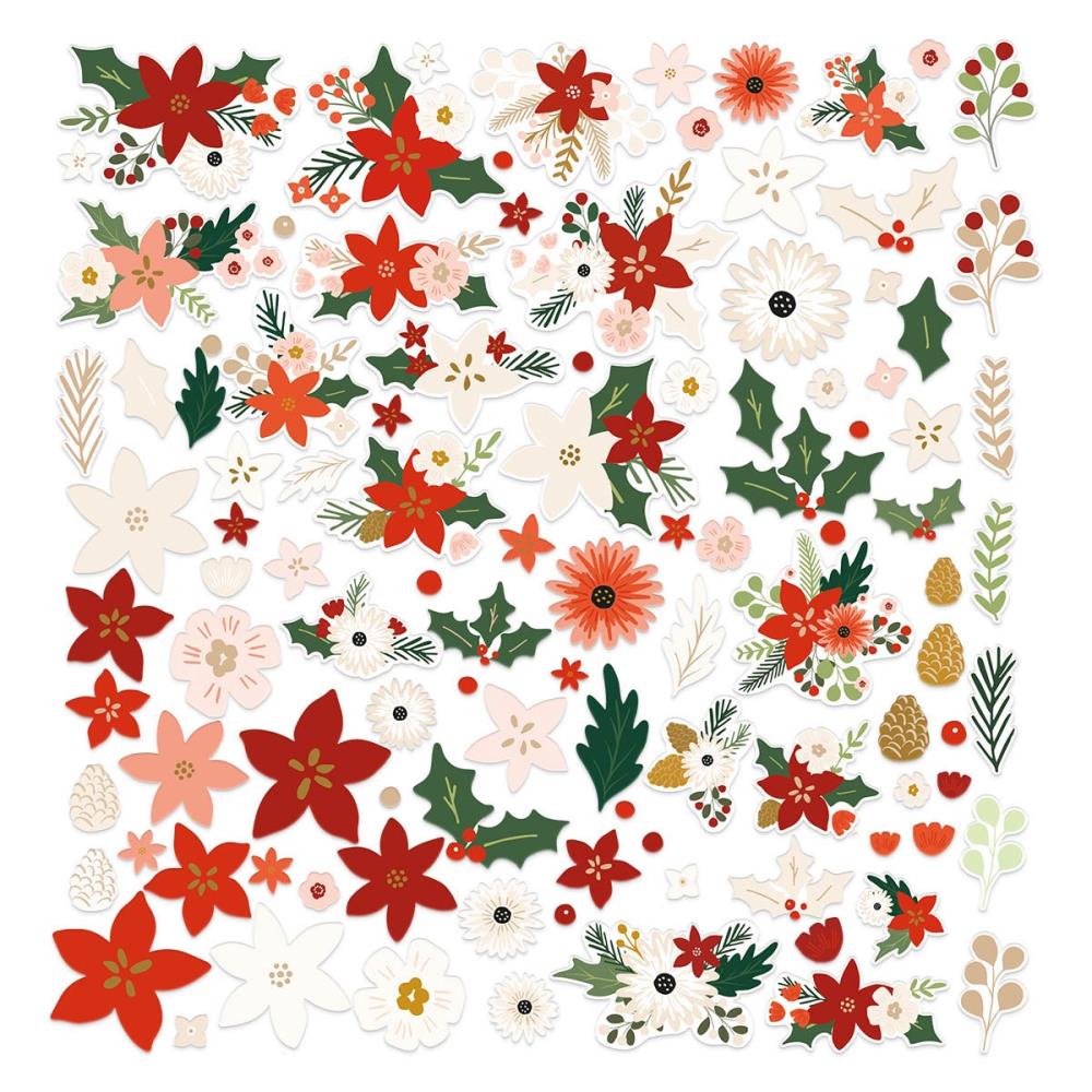 Spellbinders Printed Die-Cuts - Make It Merry Floral