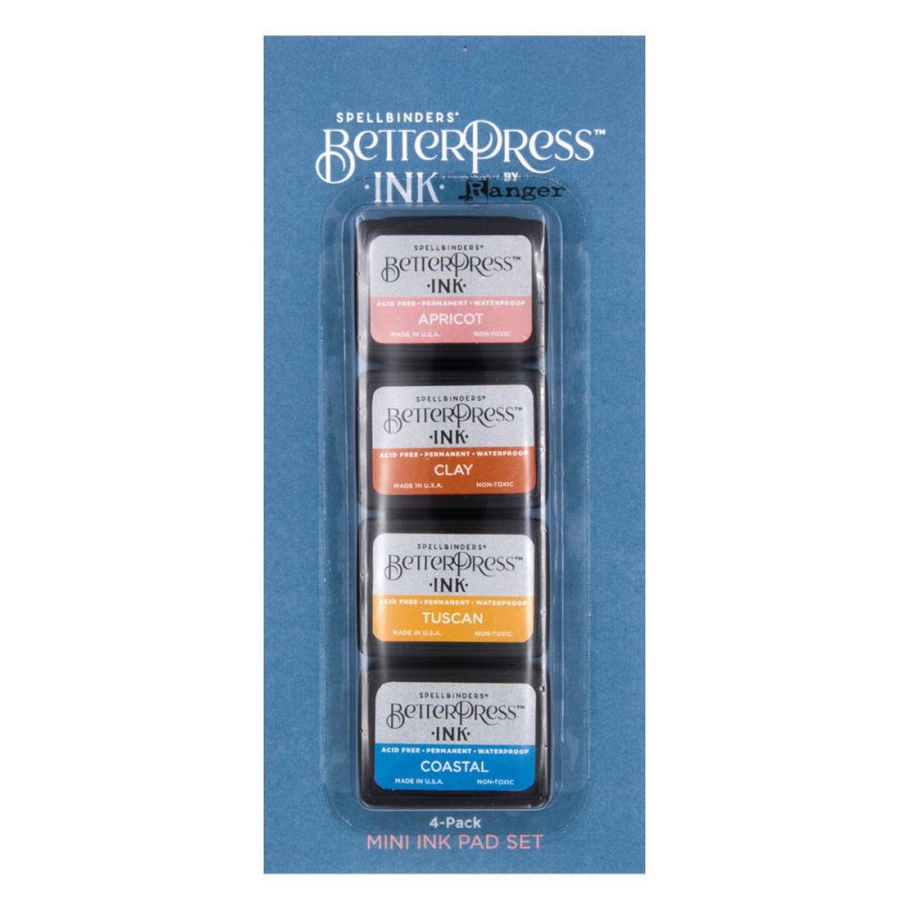 Spellbinders BetterPress Letterpress Mini Ink Pad Set - Desert Sunset