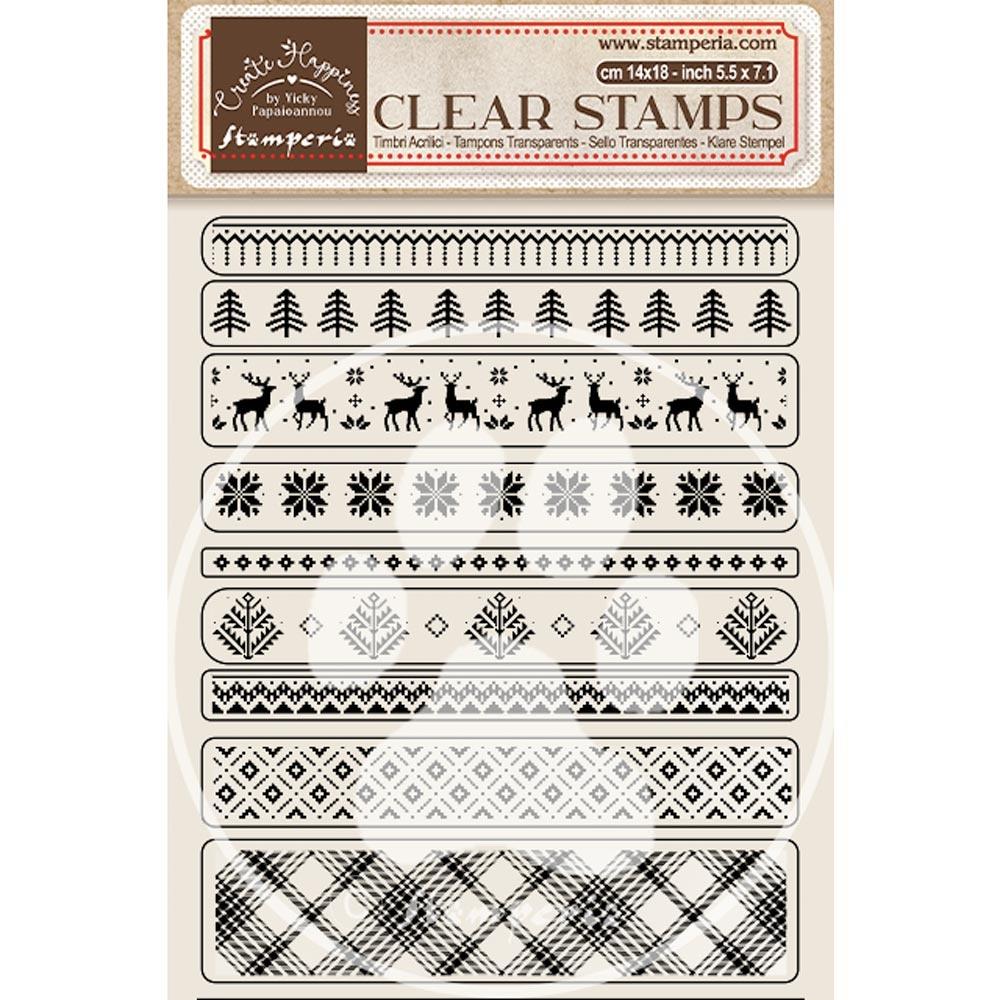 Stamperia Clear Stamps - Christmas Borders