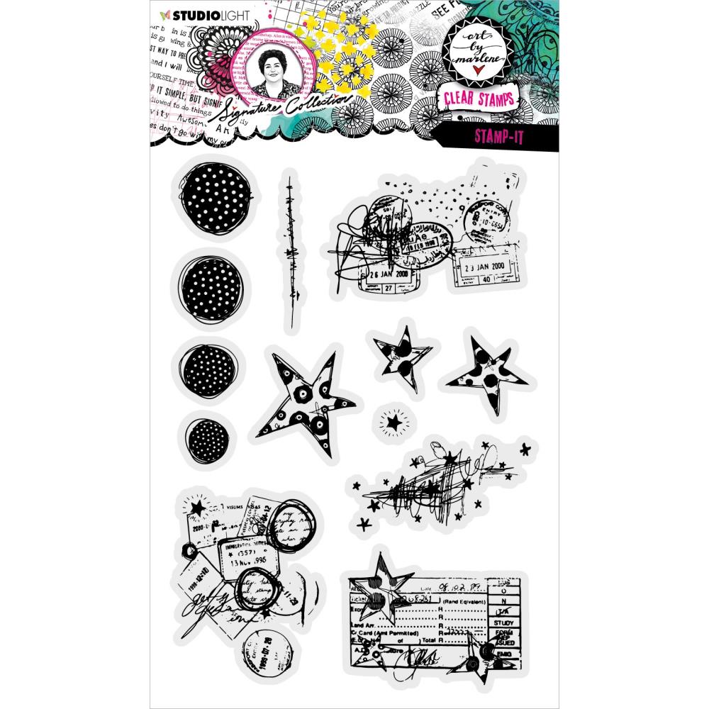 Art By Marlene Signature Collection Stamp - Nr. 504. Stamp-it