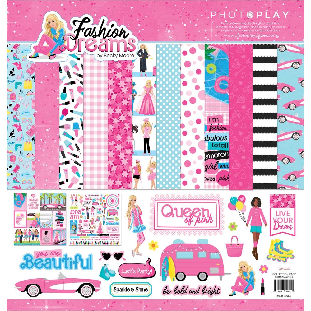 PhotoPlay Collection Pack 12X12 - Fashion Dreams