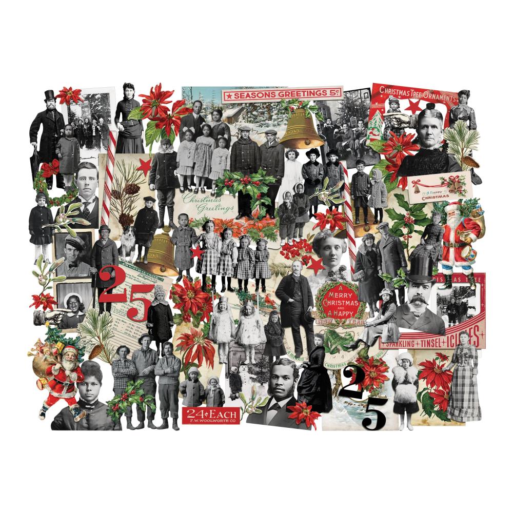 Tim Holtz Idea-Ology Layers + Paper Dolls - Christmas Noel 2023