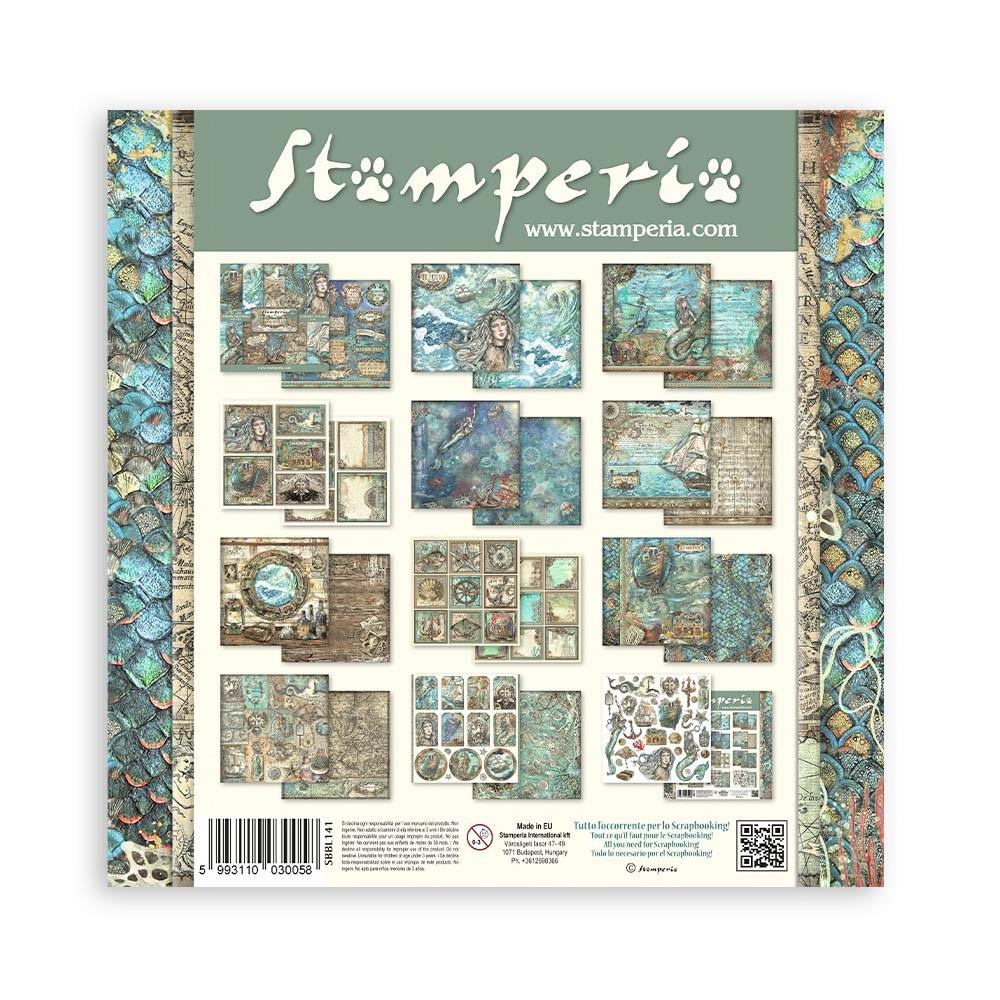 Stamperia Double-Sided Paper Pad 12x12 - Songs Of The Sea