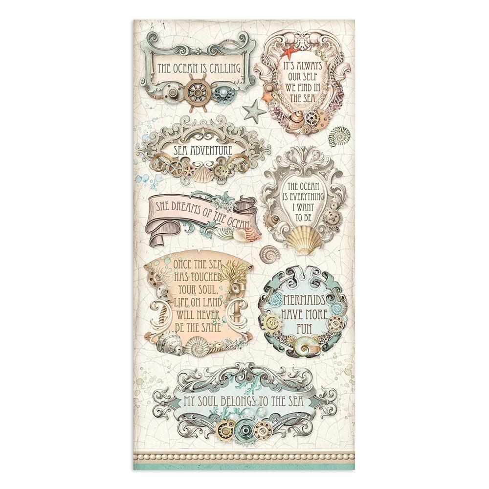 Stamperia Collectables Double-Sided Paper 6X12 - Songs Of The Sea