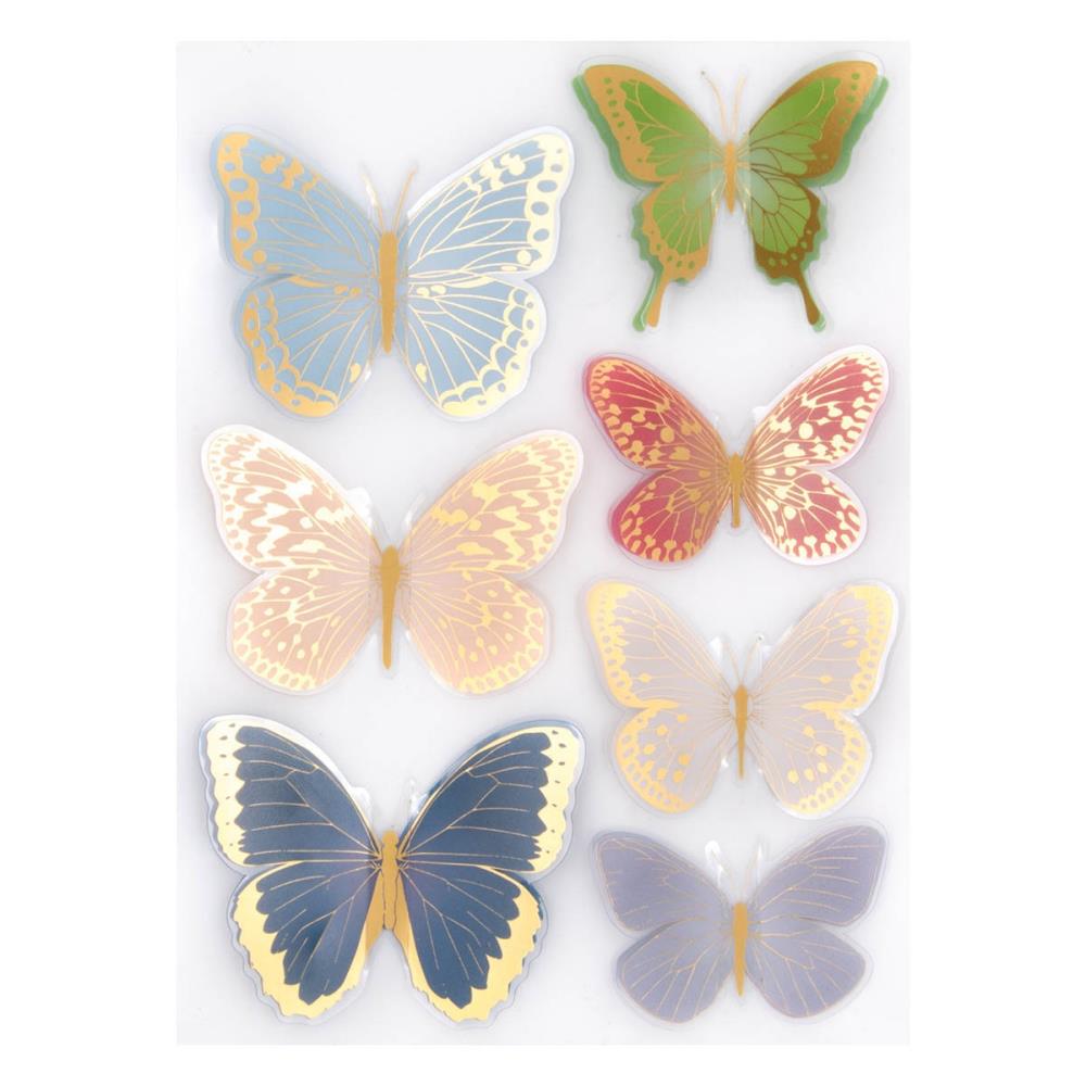 Spellbinders Dimensional Stickers - Autumn Butterfly