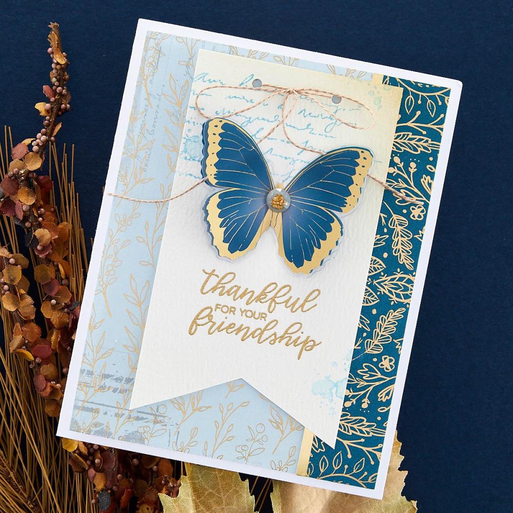 Spellbinders Dimensional Stickers - Autumn Butterfly
