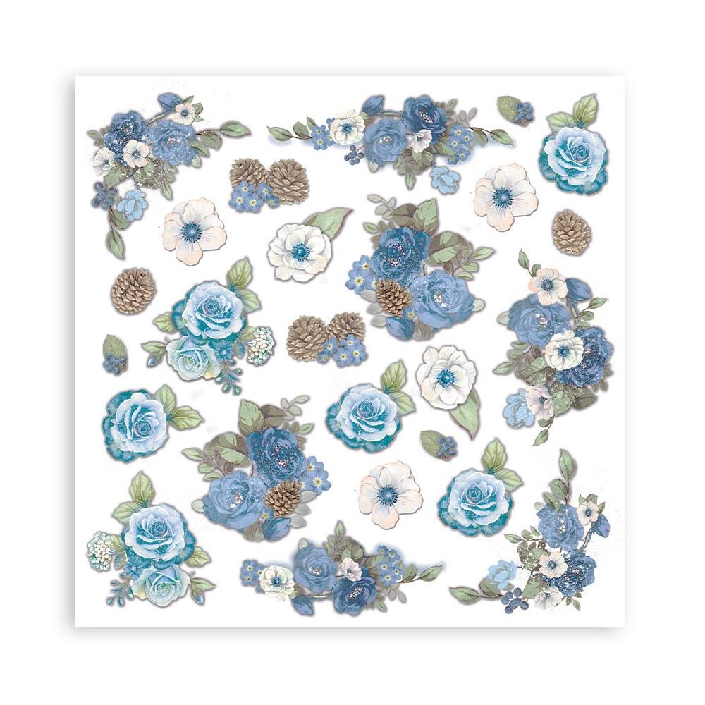 Stamperia Double-Sided Paper Pad 8x8 - Blue Land
