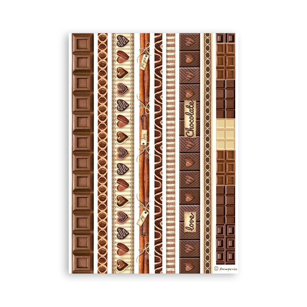 Stamperia Washi Pad A5 - Coffee And Chocolate