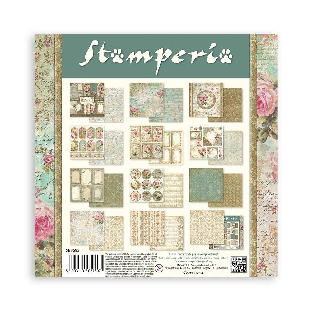 Stamperia Double-Sided Paper Pad 8x8 - Precious