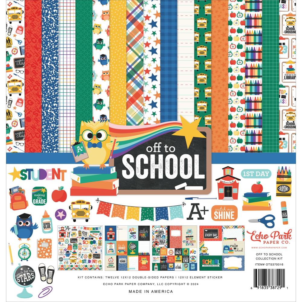 Echo Park Collection Kit - Off To School
