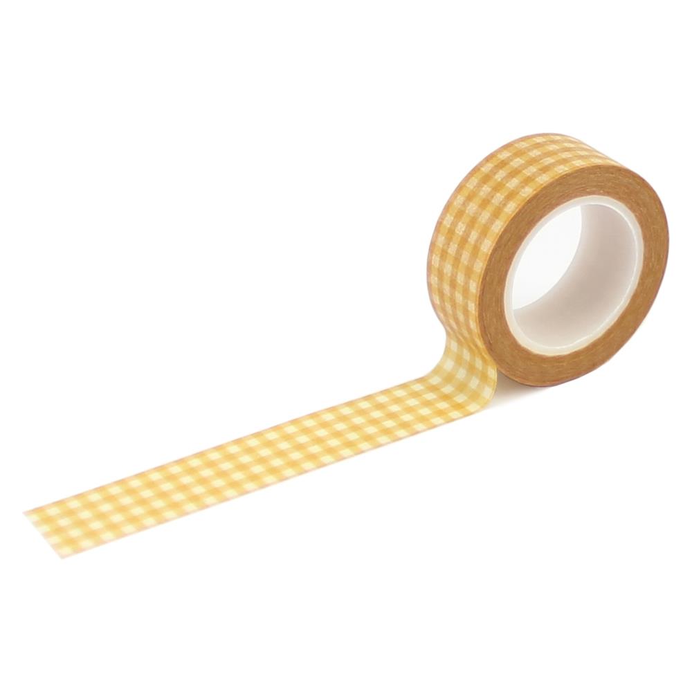 Echo Park Winnie The Pooh Washi Tape - Golden Honey Gingham