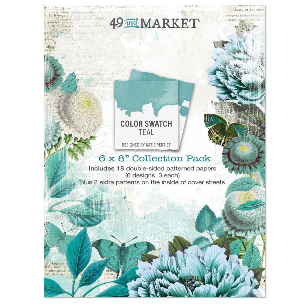 49 & Market Mini Collection Pack 6x8 - Color Swatch: Teal