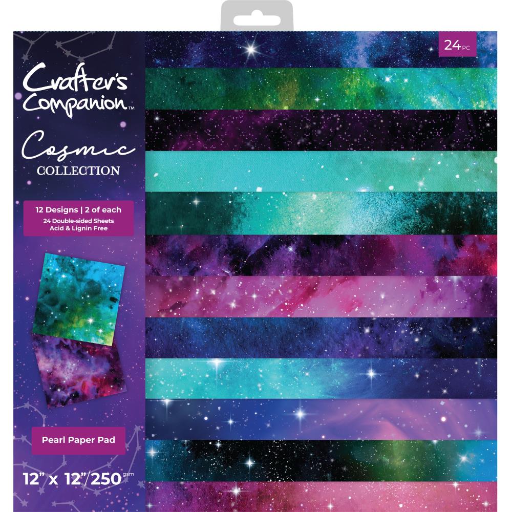 Crafters Companion Paper Pad 12X12 - Cosmic