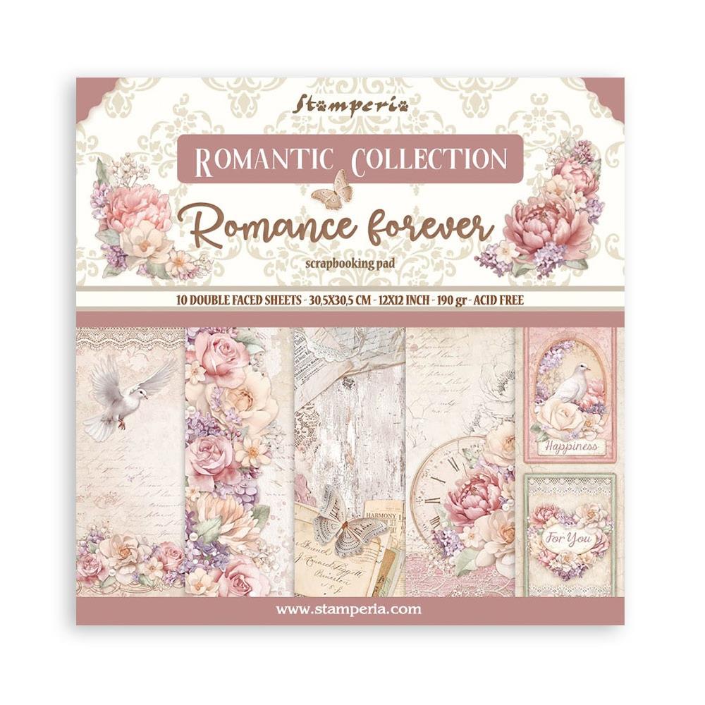 Stamperia Double-Sided Paper Pad 12x12 - Romance Forever