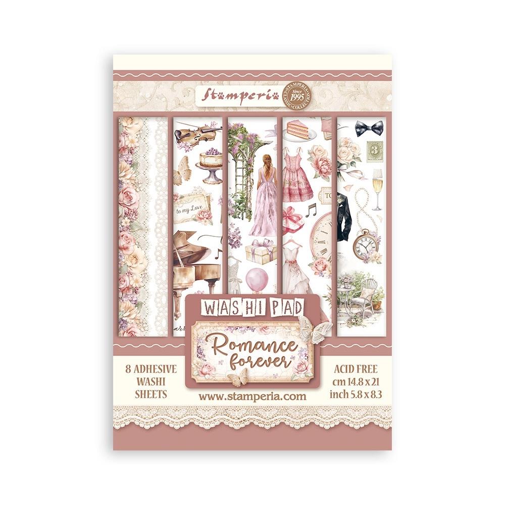 Stamperia Washi Pad A5 - Romance Forever