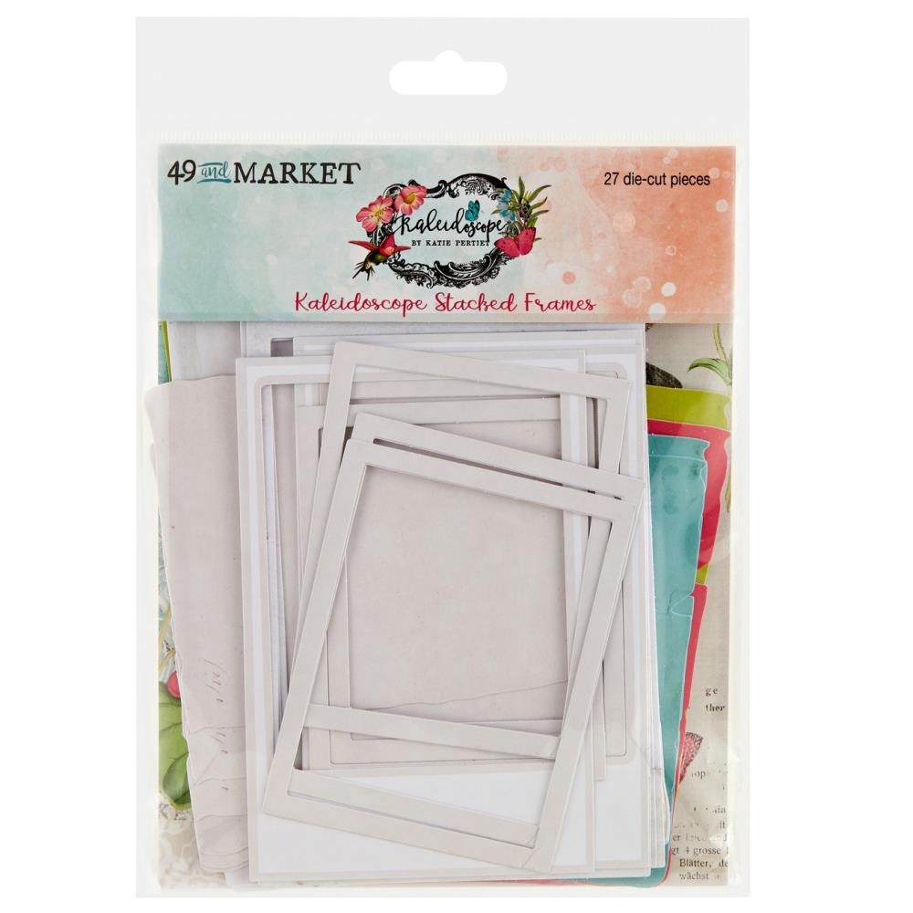 49 And Market Chipboard Set - Stacked Frames Kaleidoscope