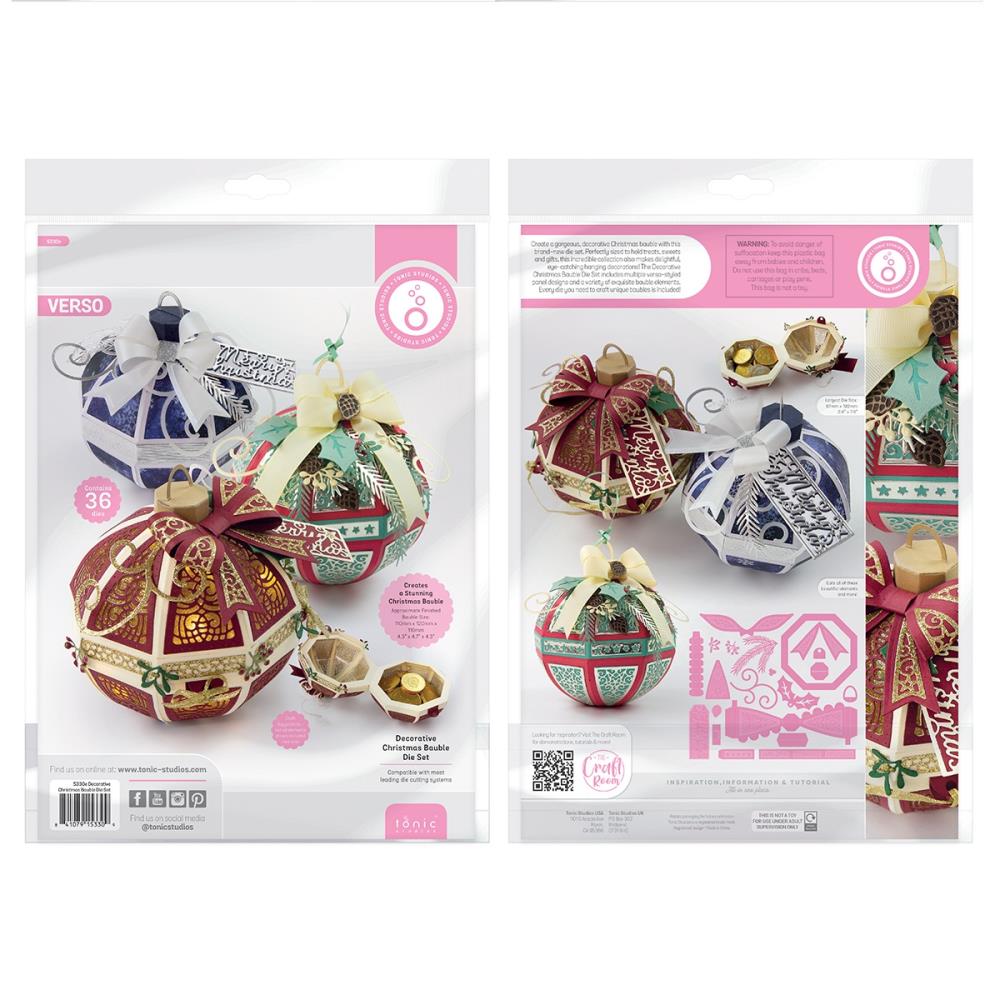 Tonic Studios Die Set - Decorative Christmas Bauble