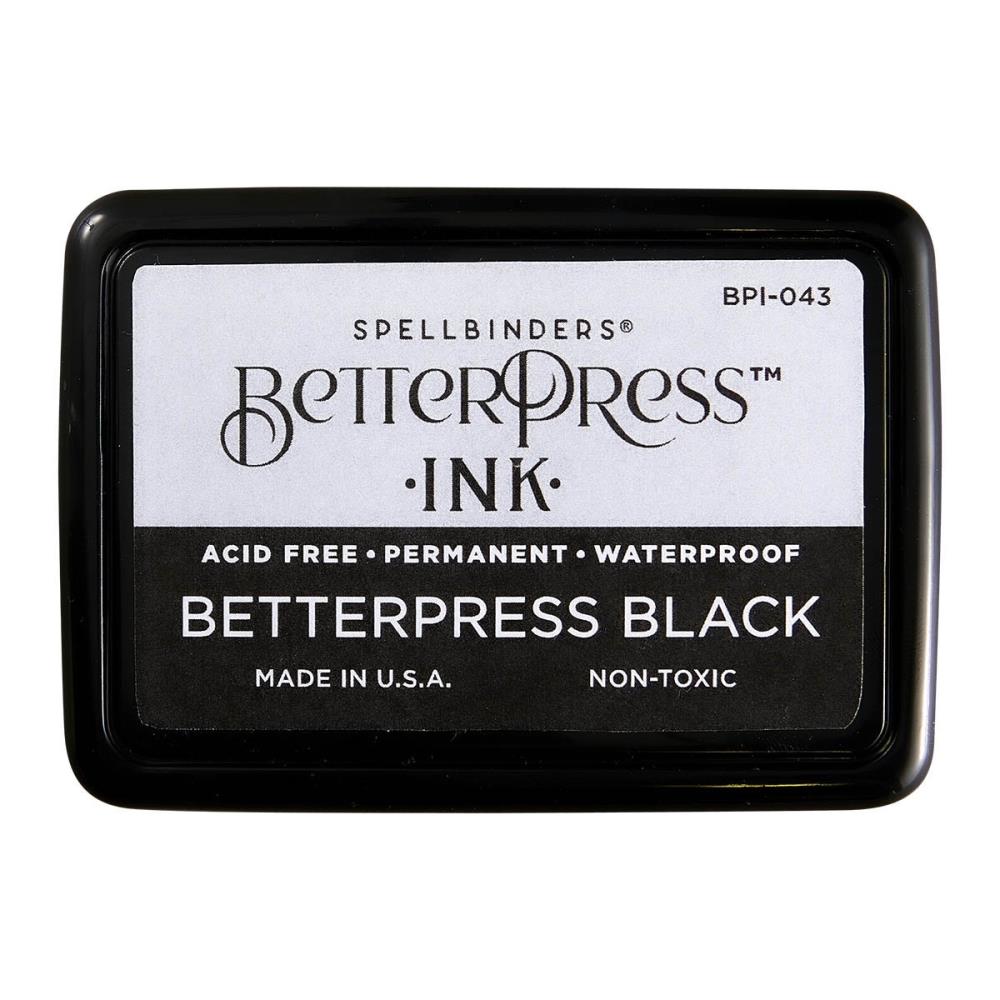 Spellbinders BetterPress Ink Pad - Black Full Size