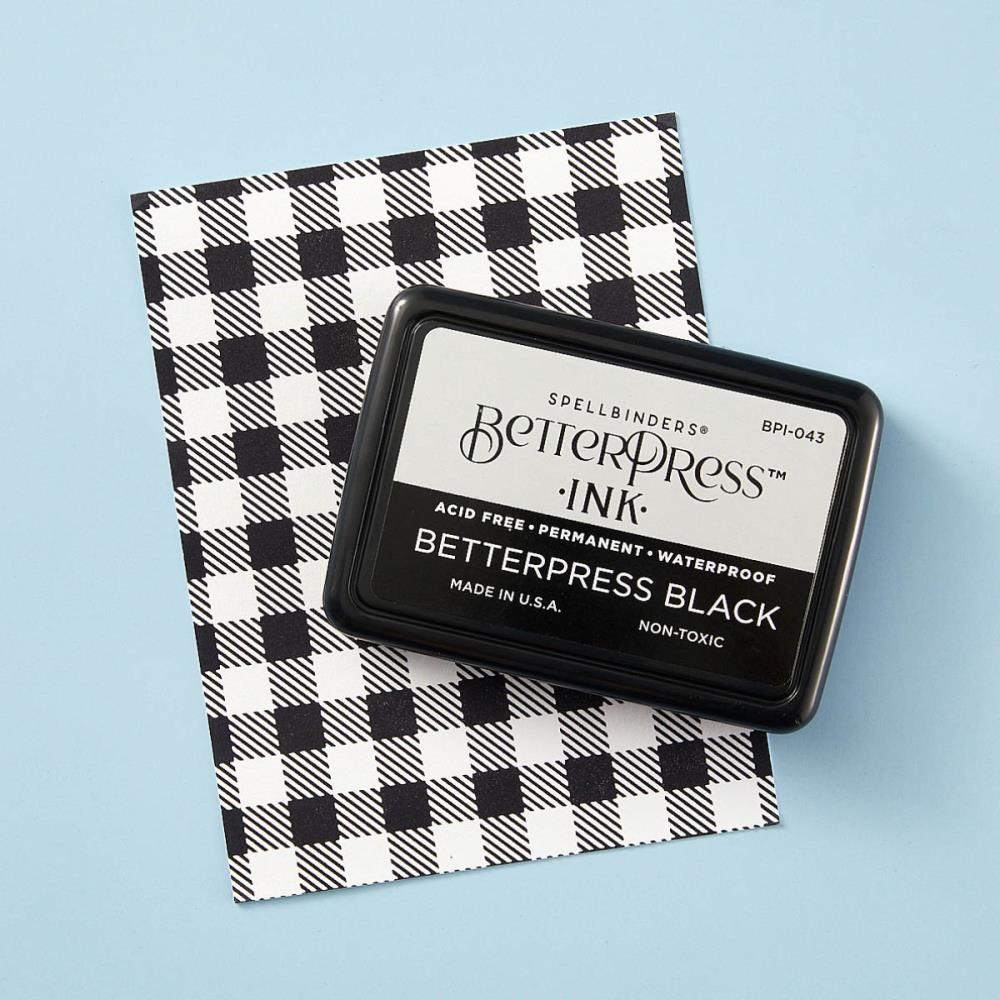 Spellbinders BetterPress Ink Pad - Black Full Size