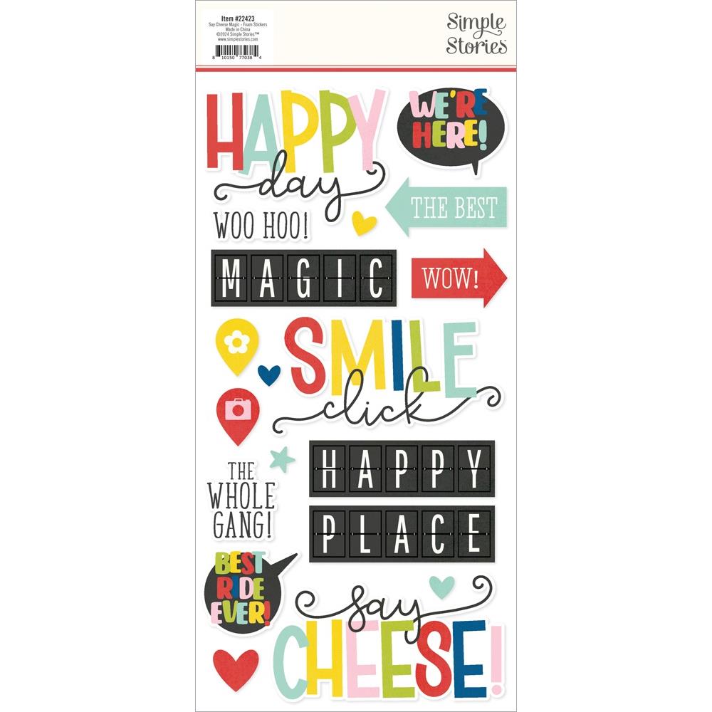 Simple Stories - Say Cheese Magic Foam Stickers