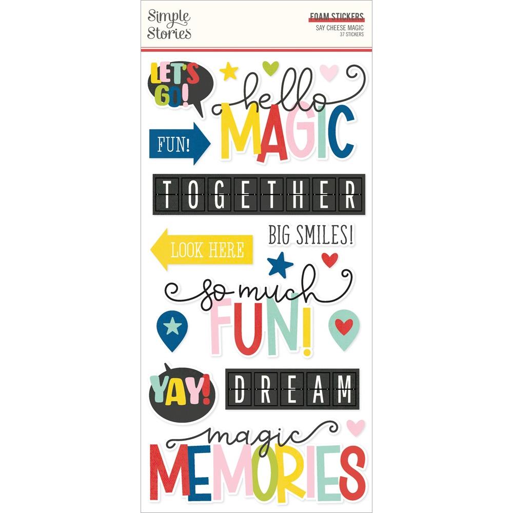 Simple Stories - Say Cheese Magic Foam Stickers