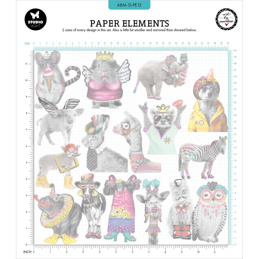 Art By Marlene Signature Collection Paper Elements - Nr. 12 Party Animals