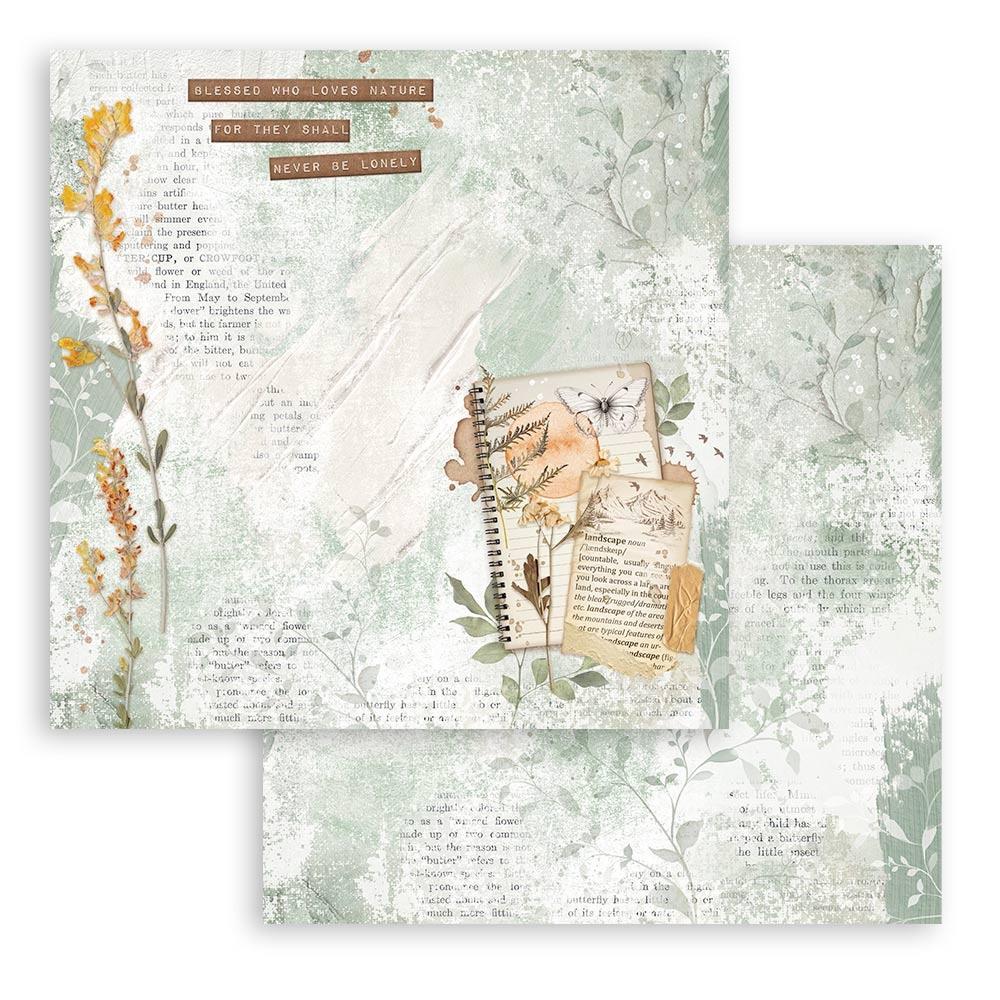 Stamperia Double-Sided Paper Pad 8x8 - Secret Diary