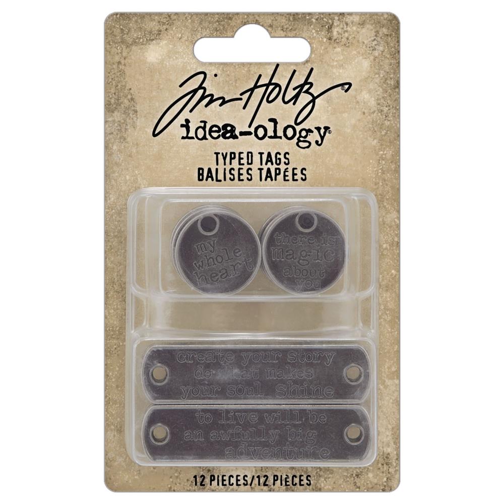 Tim Holtz Idea-ology Typed Tags