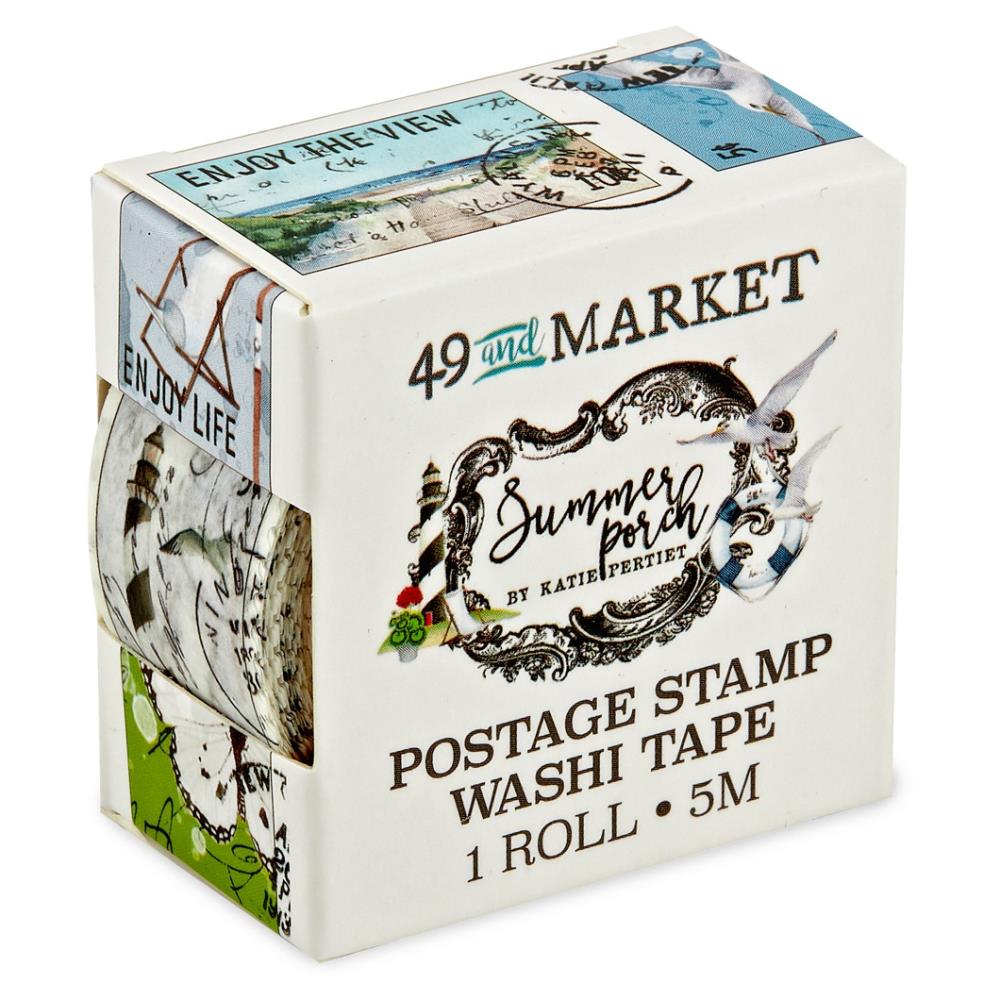 49 And Market Washi Tape Roll - Postage Summer Porch