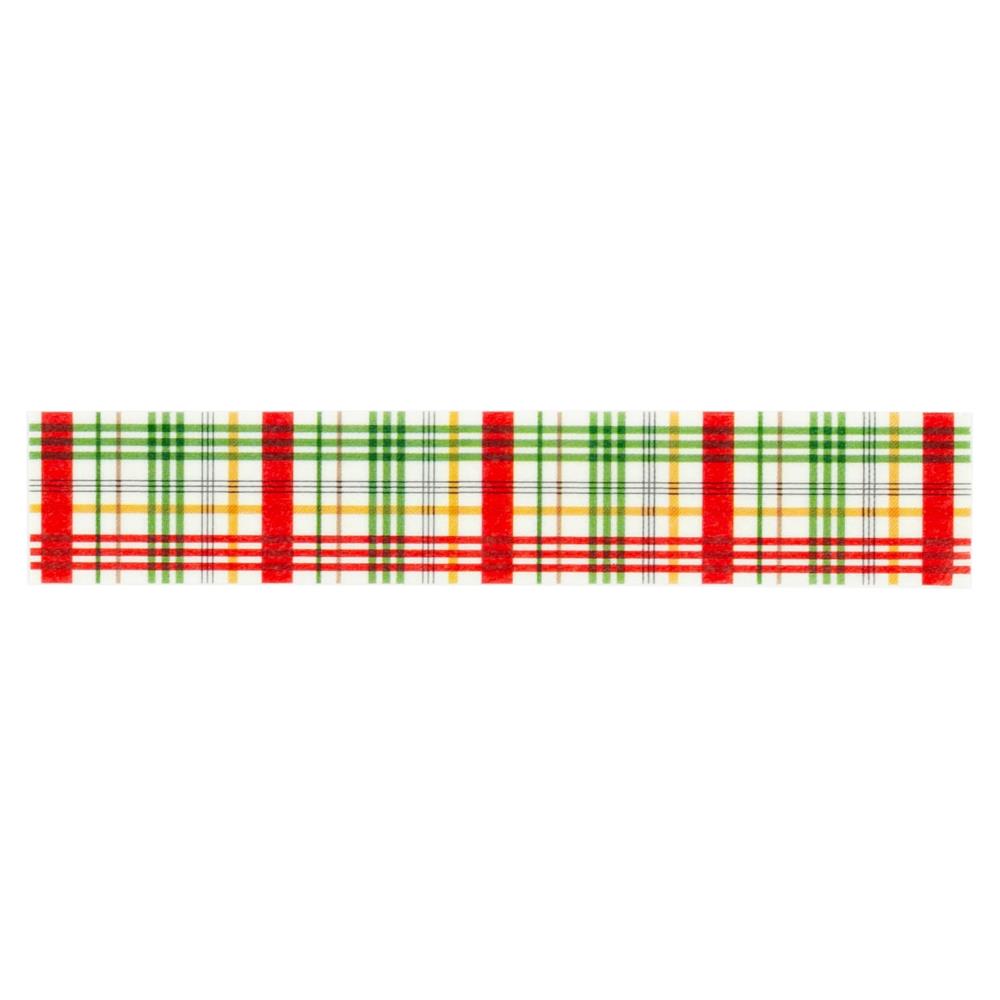 Echo Park Winnie The Pooh Christmas Washi Tape - Pooh Bear Plaid