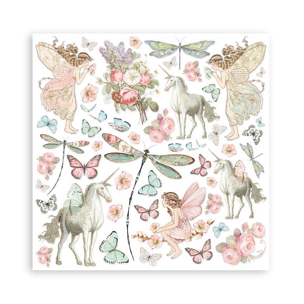 Stamperia Double-Sided Paper Pad 8x8 - Wonderland