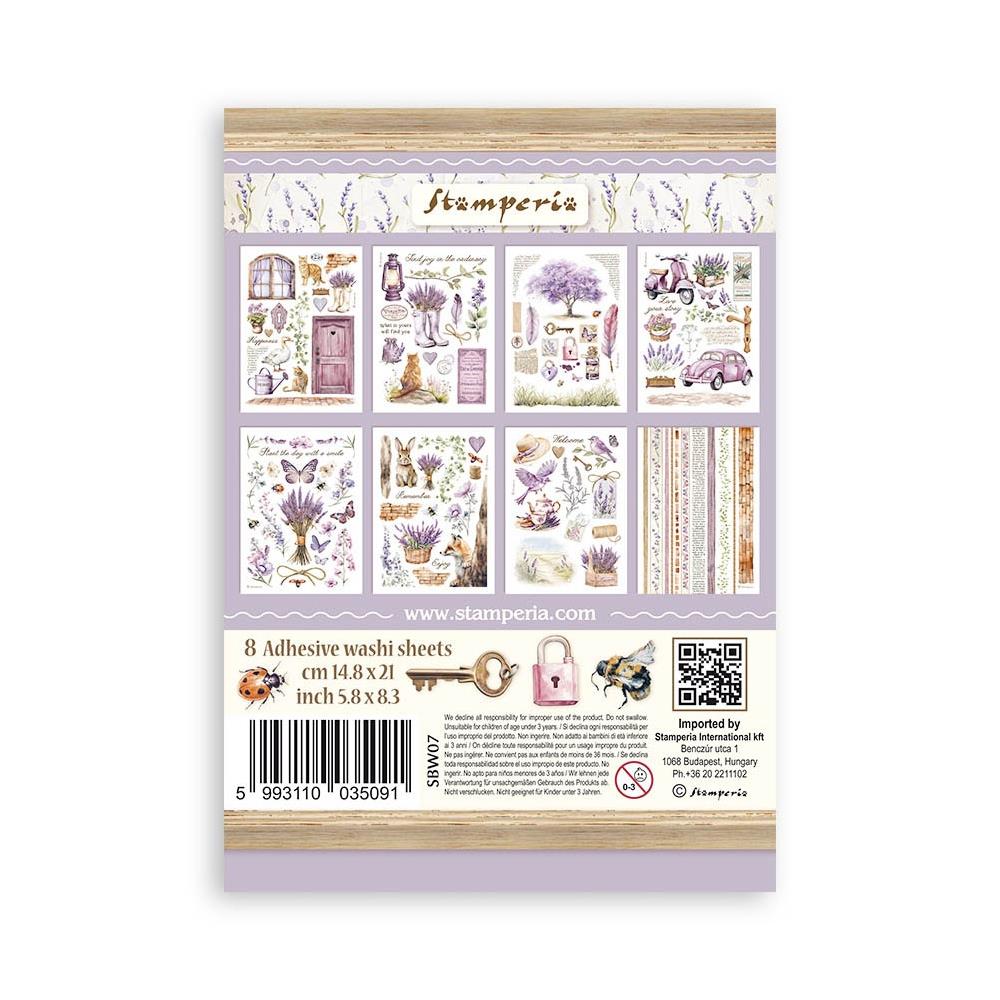 Stamperia Washi Pad A5 - Lavender