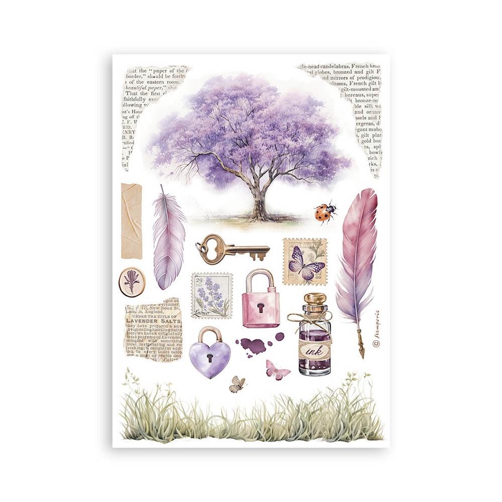 Stamperia Washi Pad A5 - Lavender