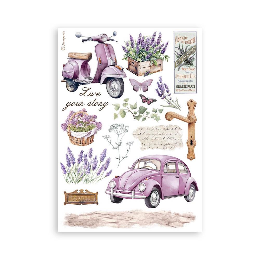 Stamperia Washi Pad A5 - Lavender