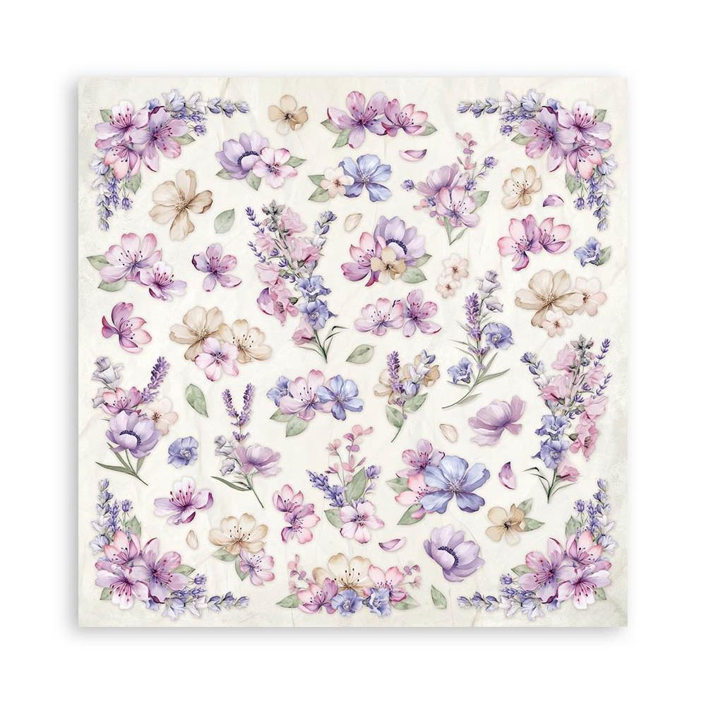 Stamperia Double-Sided Paper Pad 8x8 - Lavender