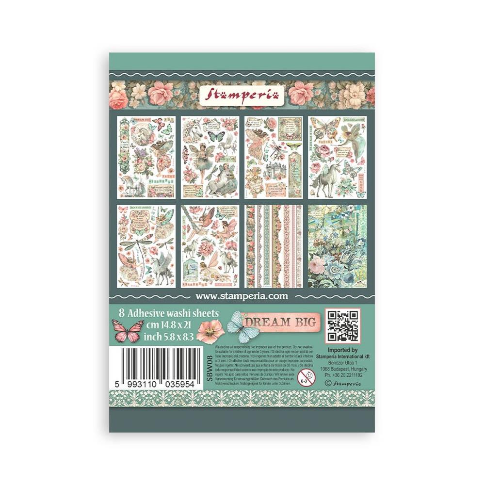 Stamperia Washi Pad A5 - Wonderland