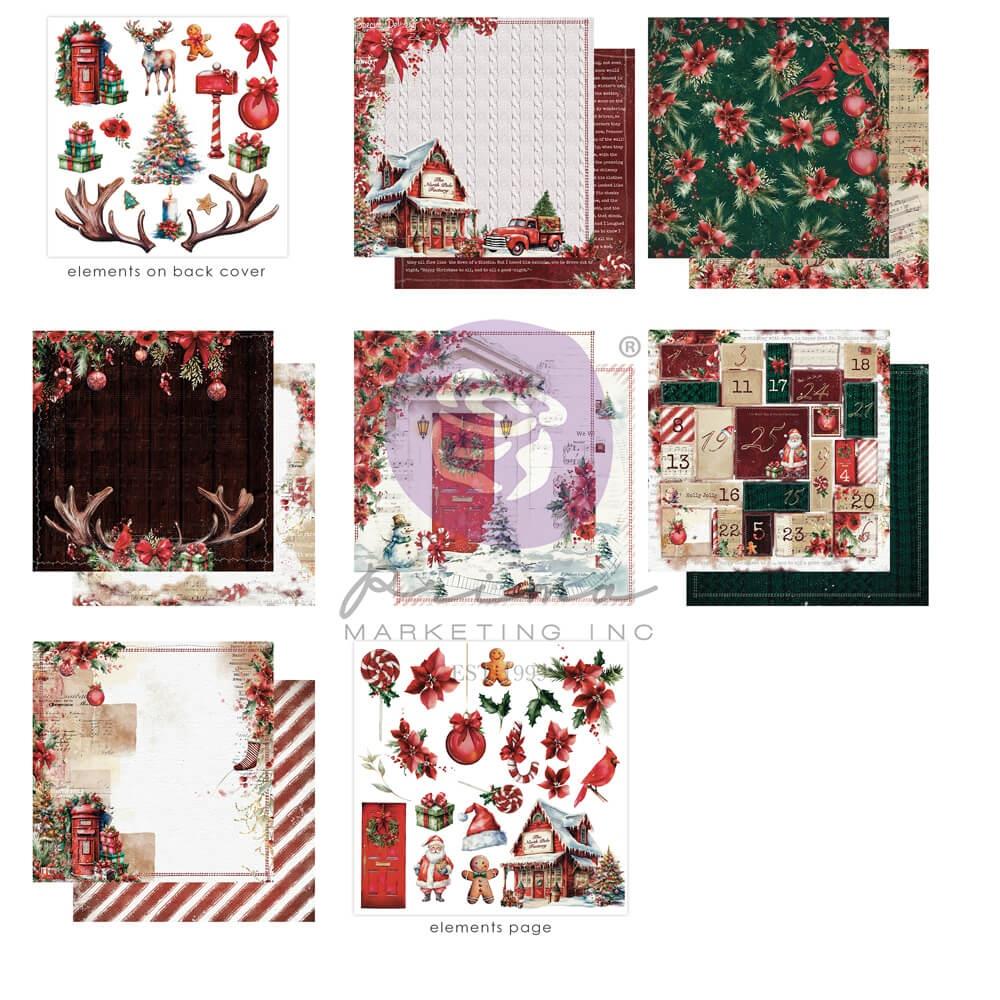 Prima Marketing Double-Sided Paper Pad 12x12 - From The North Pole