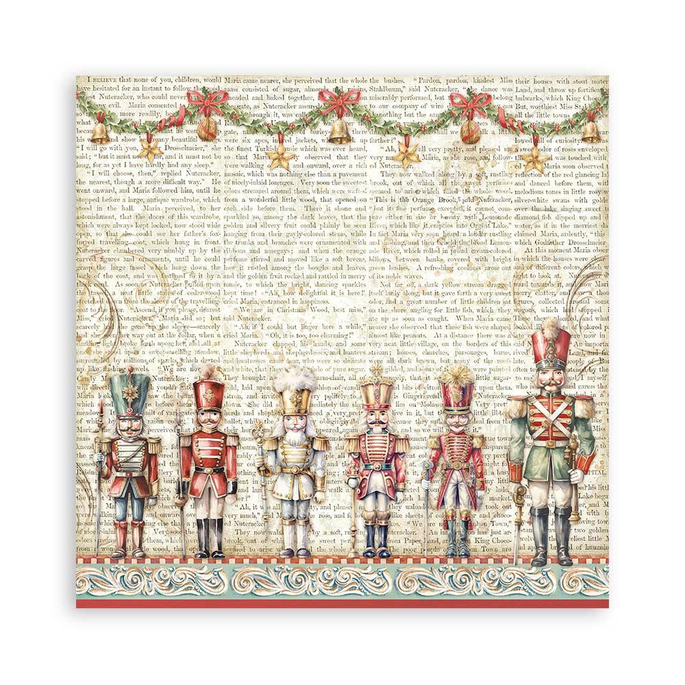 Stamperia Single-Sided Paper Pad 8x8 - The Nutcracker