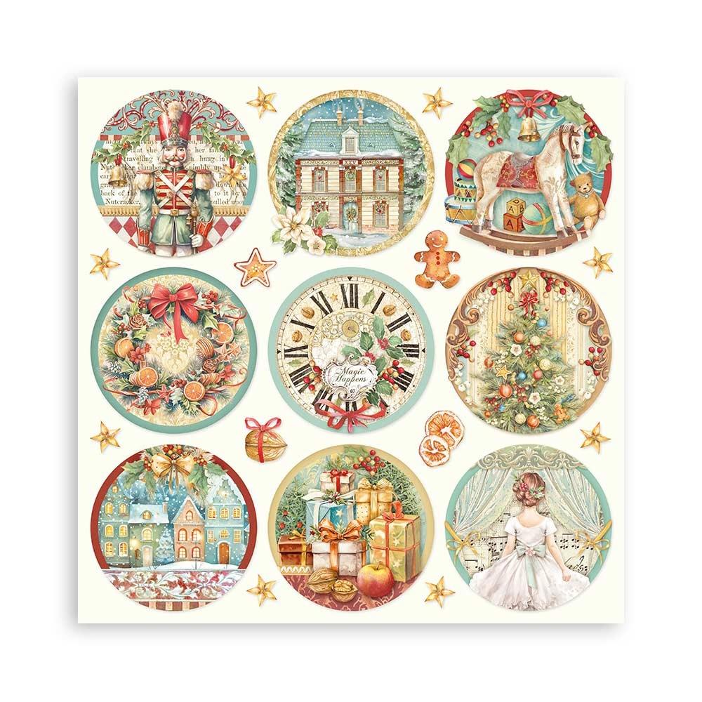 Stamperia Single-Sided Paper Pad 8x8 - The Nutcracker