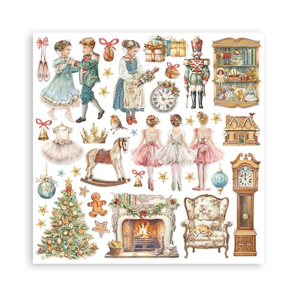 Stamperia Single-Sided Paper Pad 8x8 - The Nutcracker