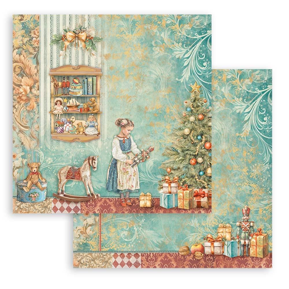 Stamperia Double-Sided Paper Pad 8x8 - The Nutcracker