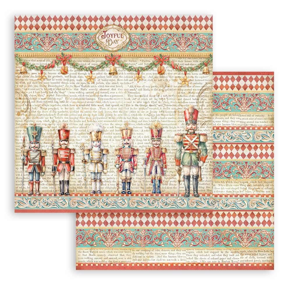 Stamperia Double-Sided Paper Pad 8x8 - The Nutcracker